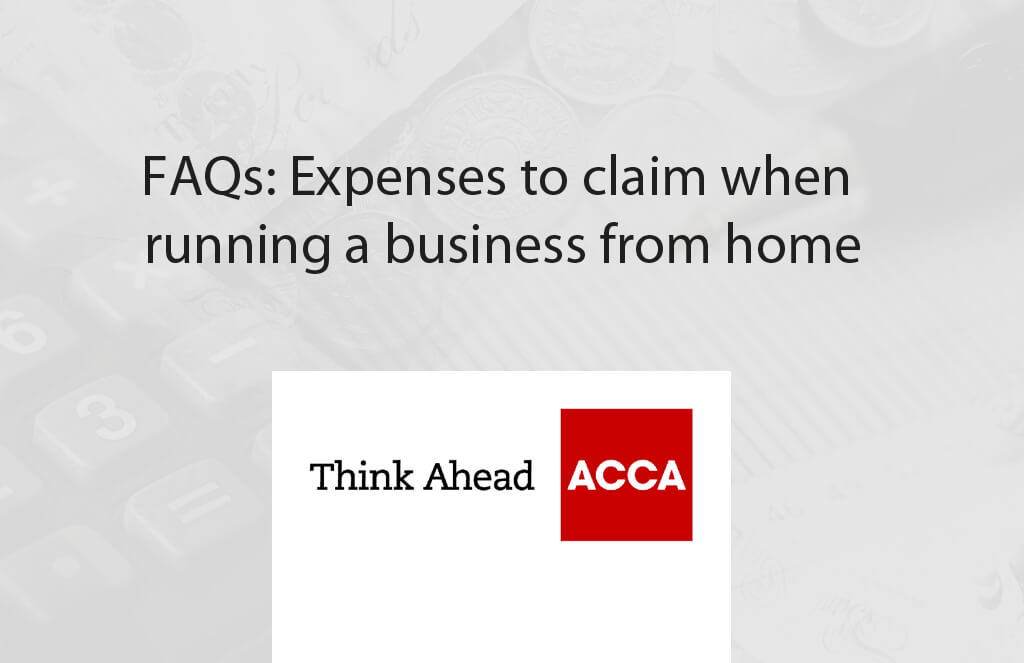 FAQS Running a business from home expenses